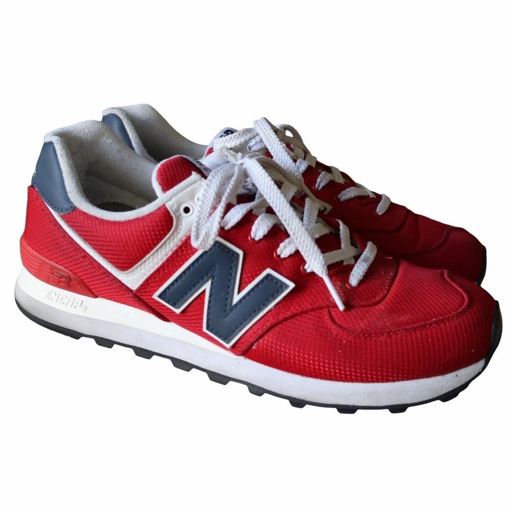 New Balance 574 Team Red With Indigo Men's US 10. Sneakers